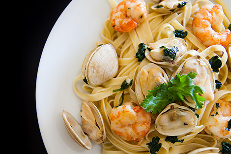 Receita de Fettuccine à Bulhão Pato