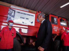 Presidente da República visita família e corporação de bombeiro morto em Leiria