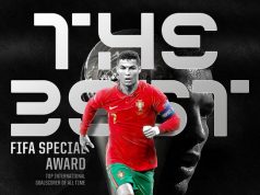 The Best: Ronaldo com prémio especial e no ‘onze’ do ano, ao lado de Rúben Dias