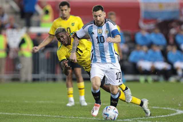 messi argentina - jamaica